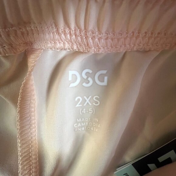 DSG Girls Light Pink Mid Rise Athletic Shorts, 2XS‎ - Picture 6 of 9
